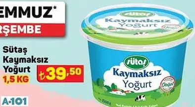 SÜTAŞ KAYMAKSIZ YOĞURT SÜTAŞ KAYMAKSIZ YOĞURT